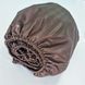 Простынь на резинке Meriset microfiber Коричневая страйп, 90х200+25 см 560865