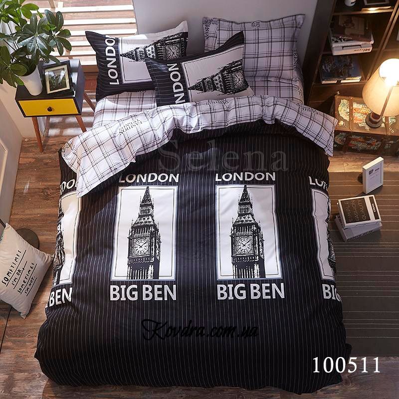 Комплект постільної білизни "Big Ben" євро 100511