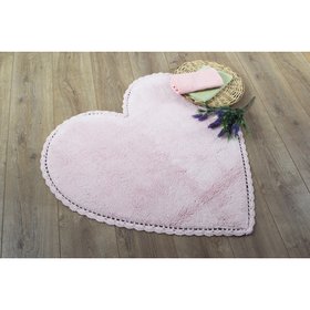 Килимок для ванної Irya - Amor pembe рожевий 80х80 см