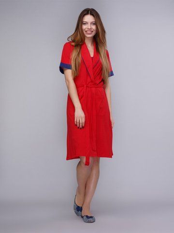 Домашній одяг "US Polo Assn - Халат+сарафан 15129 червоний", S