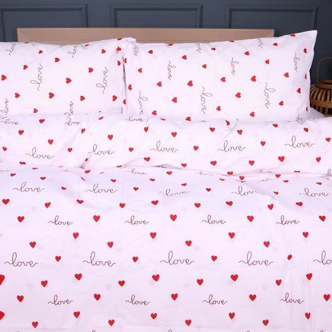 Наволочка MirSon Бязь 17-0963 Tiny Hearts, 40х60 см
