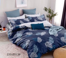 Комплект постельного белья "Легкость Blue" с тканью-компаньоном, семейный