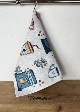 Рушник вафельний Кава беж, 45х60 см