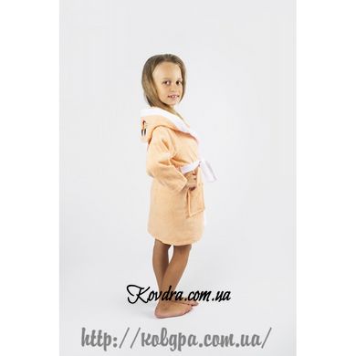 Халат детский Lotus - Зайка 6-8 лет персиковый