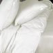 Літній постільний комплект №2994 Line Satin Premium 0001 Moko White Бавовна (2 ковдри + 2 наволочки), 155х215 см