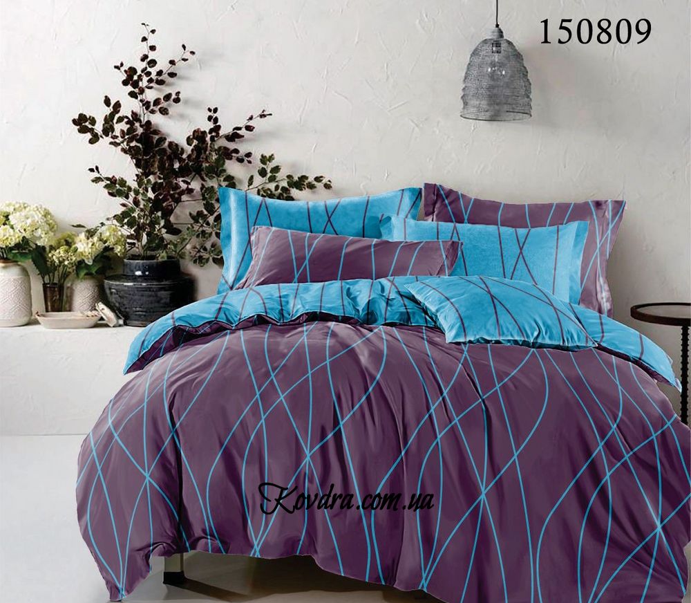 Комплект постельного белья "Лора" с тканью-компаньоном, двуспальный евро