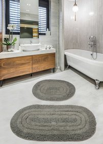 Набір килимків для ванної кімнати - Shine Green, 50х60см + 60х100см cb11007251