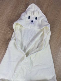 Полотенце для купания Rabbit молочное, 80х80 см