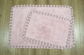 Набір килимків для ванної Irya - Debra g.kurusu пудра 60х90+40х60