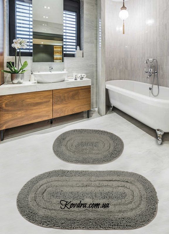 Набір килимків для ванної кімнати - Shine Green, 50х60см + 60х100см cb11007251