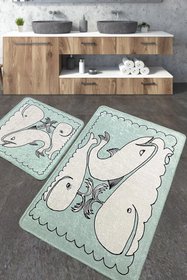Набір килимків для ванної кімнати HELSINKI, 60х100 см та 50х60 см