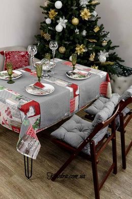 Доріжка-раннер Merry Christmas сіра, 40х140 см
