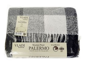 Плед Palermo 08/PICTOR бел-дым-св.антр,140x200 см