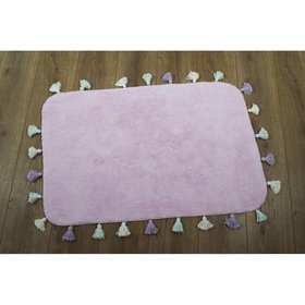 Килимок для ванної Irya - Lucca pembe рожевий 70х110 см