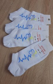 Шкарпетки жіночі "Pulse" білі, розмір 36-41