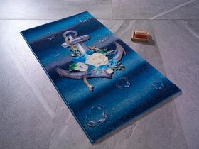 Коврик для ванной Confetti - Romantic Anchor K Mavi, 57х100см