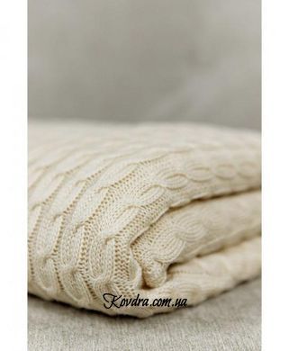 Плед Sweet home Kosa кремовый, 130х170 см
