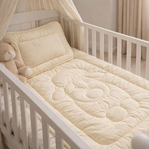 Набір дитячий Wool ковдра вовняна 100х135 см та подушка 40х60 см PAPAELLA для дітей id8-35761