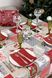 Салфетка Merry Christmas красная, 35х45 см