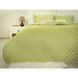 Покривало ТМ Руно велюр 330.55_Olive Green ромб, 220х240 см
