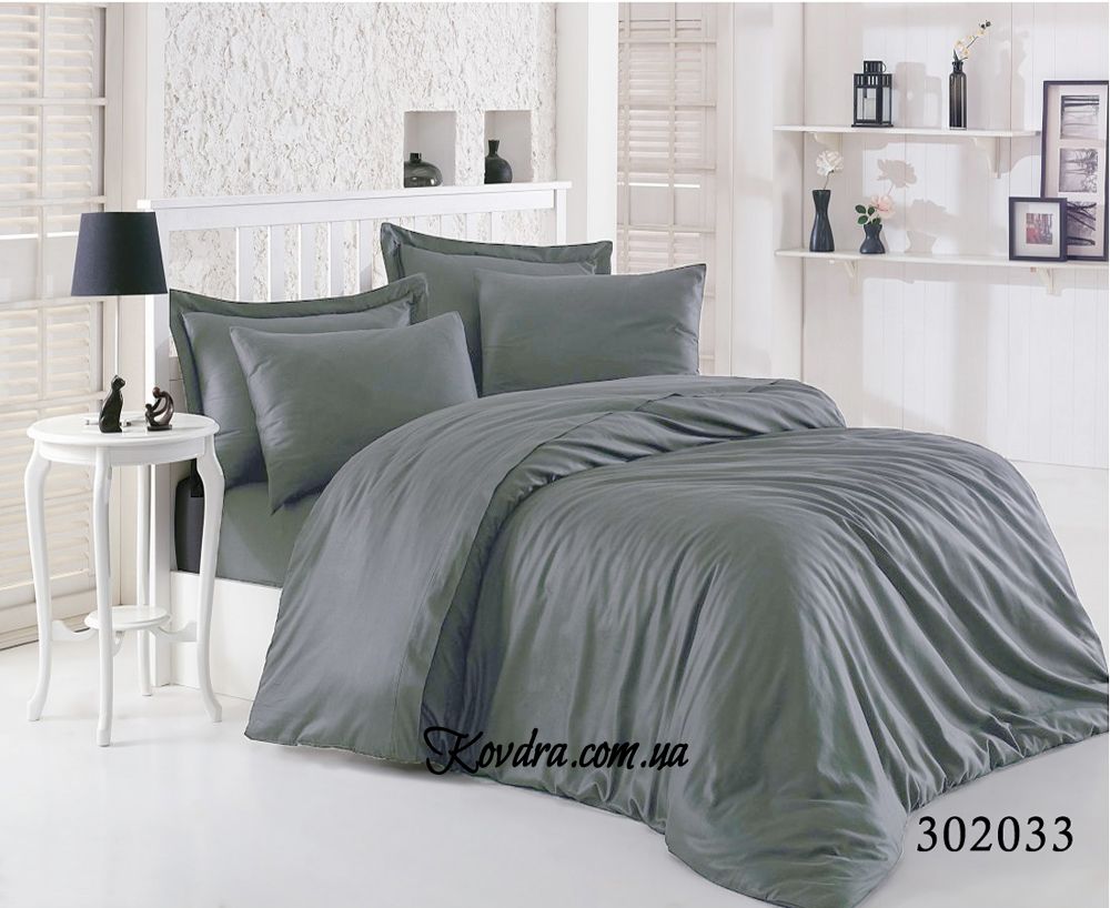Комплект постельного белья "Grey", евро двуспальный
