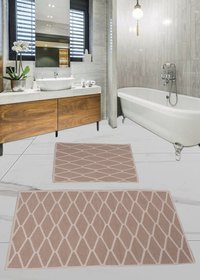 Набір килимків для ванної кімнати - Kidi Cappuccino, 50х60см + 60х100см cb11007204