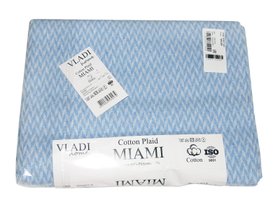 Плед Vladi Miami 03S/LINDA білий-сір.блак, 140х200см