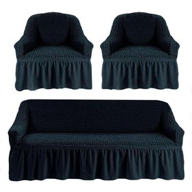 Чохли для дивана та крісел, синій lv181111