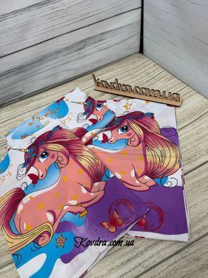 Комплект постельного белья бязь "Единорог сиреневый", подростковый