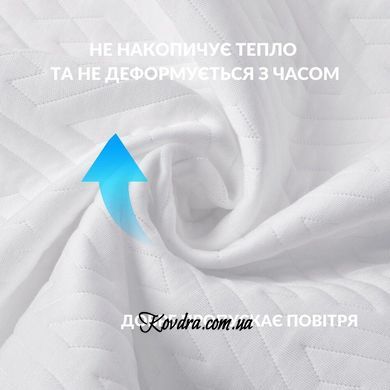 Подушка ортопедична NeckWave 60х40х11/9 см IDEIA анатомічна з ефектом пам'яті для сну на боці, спині, id8-35861