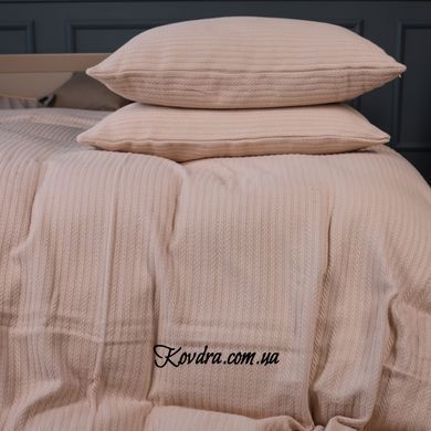Комплект постільної білизни Піке №10-03 "Arrowline Cream", манеж