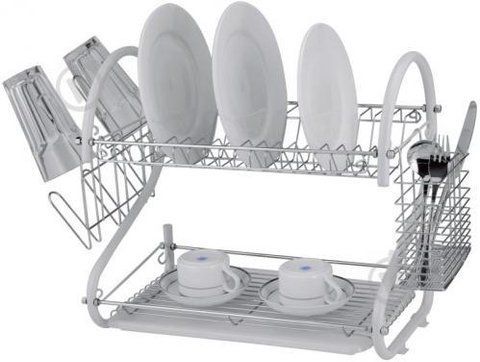 Сушка Lemax, подвійна настільна, з піддоном (LF-505WHT)