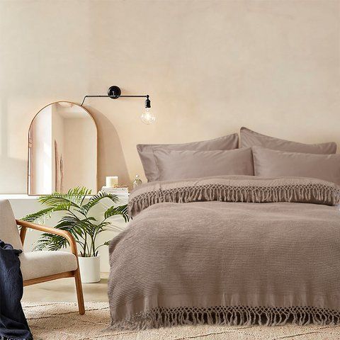 Плед "Lotus Home - Rius kahve" кава, 130х170 см