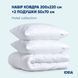 Набір готельний IDEIA ковдра 200х220 см та 2 подушки 50х70 см см, антиалергенний, євро, комплект для готелів і дому id8-32955