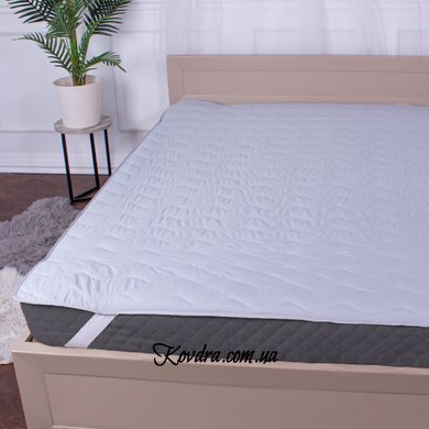 Наматрасник №1713 Eco Light Blue (EcoSilk) (обычный на резинке по углам)