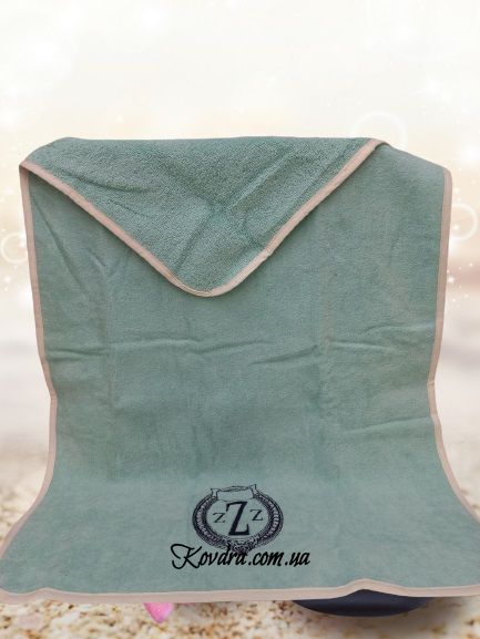 Женское полотенце для сауны махра/велюр Mint, 50х90см