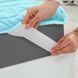 Наматрасник №1713 Eco Light Blue (EcoSilk) (обычный на резинке по углам)
