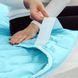 Наматрасник №1713 Eco Light Blue (EcoSilk) (обычный на резинке по углам)