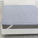 Наматрасник №1713 Eco Light Blue (EcoSilk) (обычный на резинке по углам)