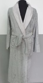 Халат жіночий бамбук, сірий2 rj16200