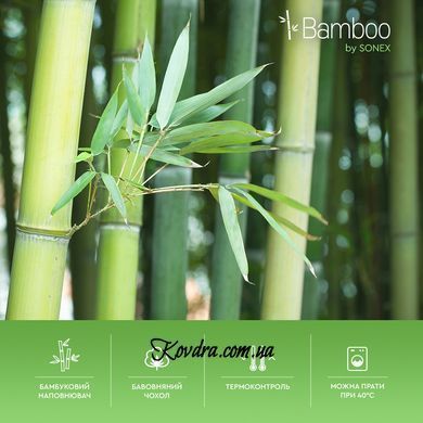Наматрацник дитячий з бамбука Bamboo Kids, 60x120 SO102148