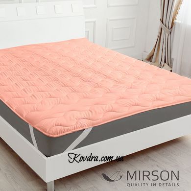 Наматрасник №1714 Eco Light Crem (EcoSilk) (обычный на резинке по углам)