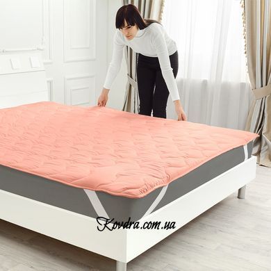 Наматрасник №1714 Eco Light Crem (EcoSilk) (обычный на резинке по углам)