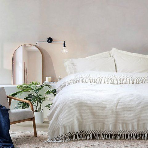 Плед "Lotus Home - Rius off white" молочний, 130х170 см