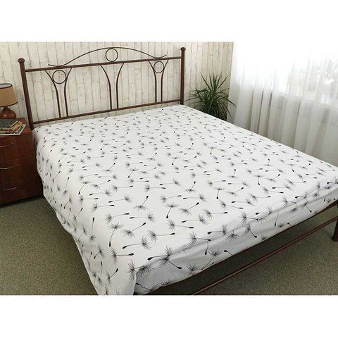 Простынь бязевая "Fly white", 143х215 см