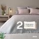 Набір покривало з наволочками Silhouette IDEIA 220х240 см + 2 подушки 50х70 см у подарунок беж двусторонне