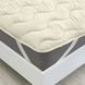 Наматрасник №1714 Eco Light Crem (EcoSilk) (обычный на резинке по углам)