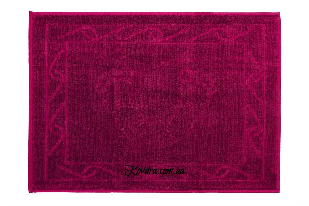 Махровий килимок для ніг Hayal, фуксія iz12265 50х70 см