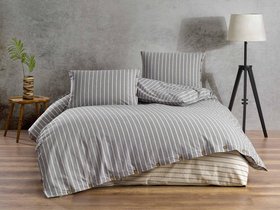 Комплект постельного белья "ORGANIC DELUXE серый", евро двуспальный