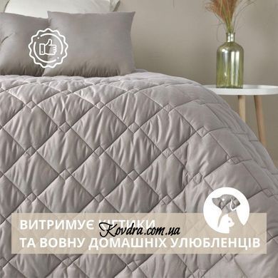 Покривало "Стиль Cube" сірий/бєж, 140х210 см